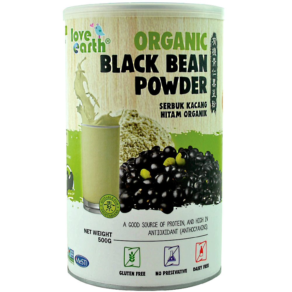 Love Earth Organic Green Kernel Black Bean Powder 500g MyGroser